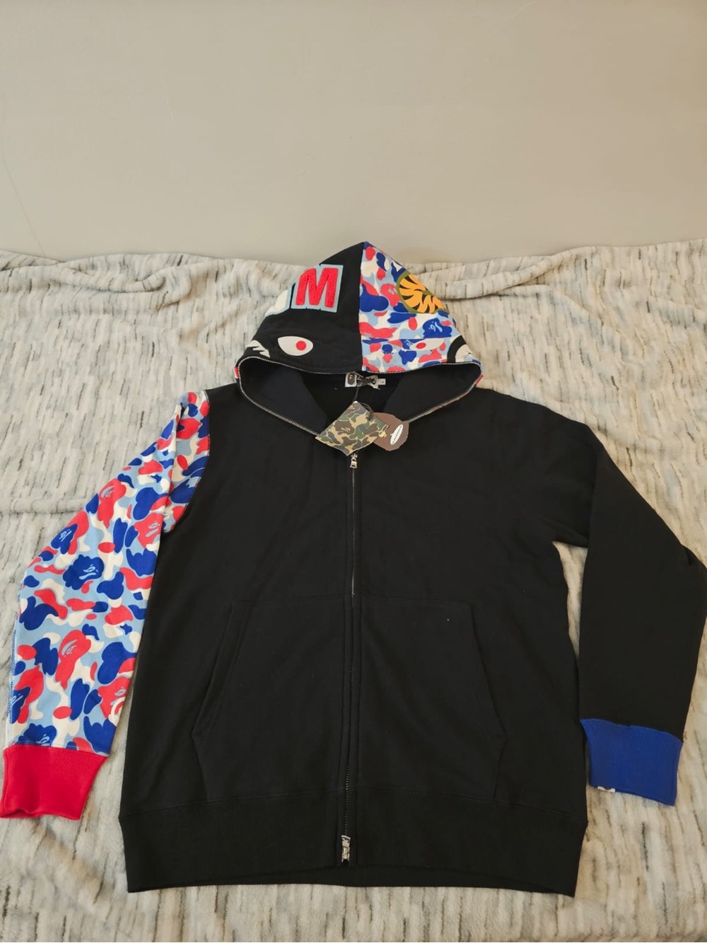 Bape Multicolor hoodie 2017 limited edition Paris
